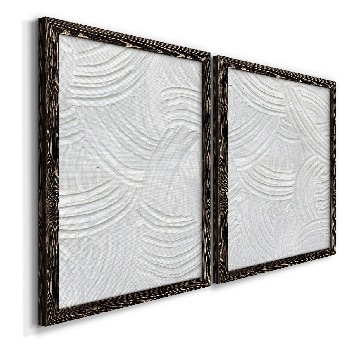 Sandstone Grooves I - Premium Framed Canvas 2 Piece Set - Ready to Hang