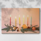 Twilight of Tinsel-Gold Snow - Canvas Art Print