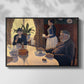The Dining Room (Breakfast), 1886-1887 - Floater Framed Canvas Print