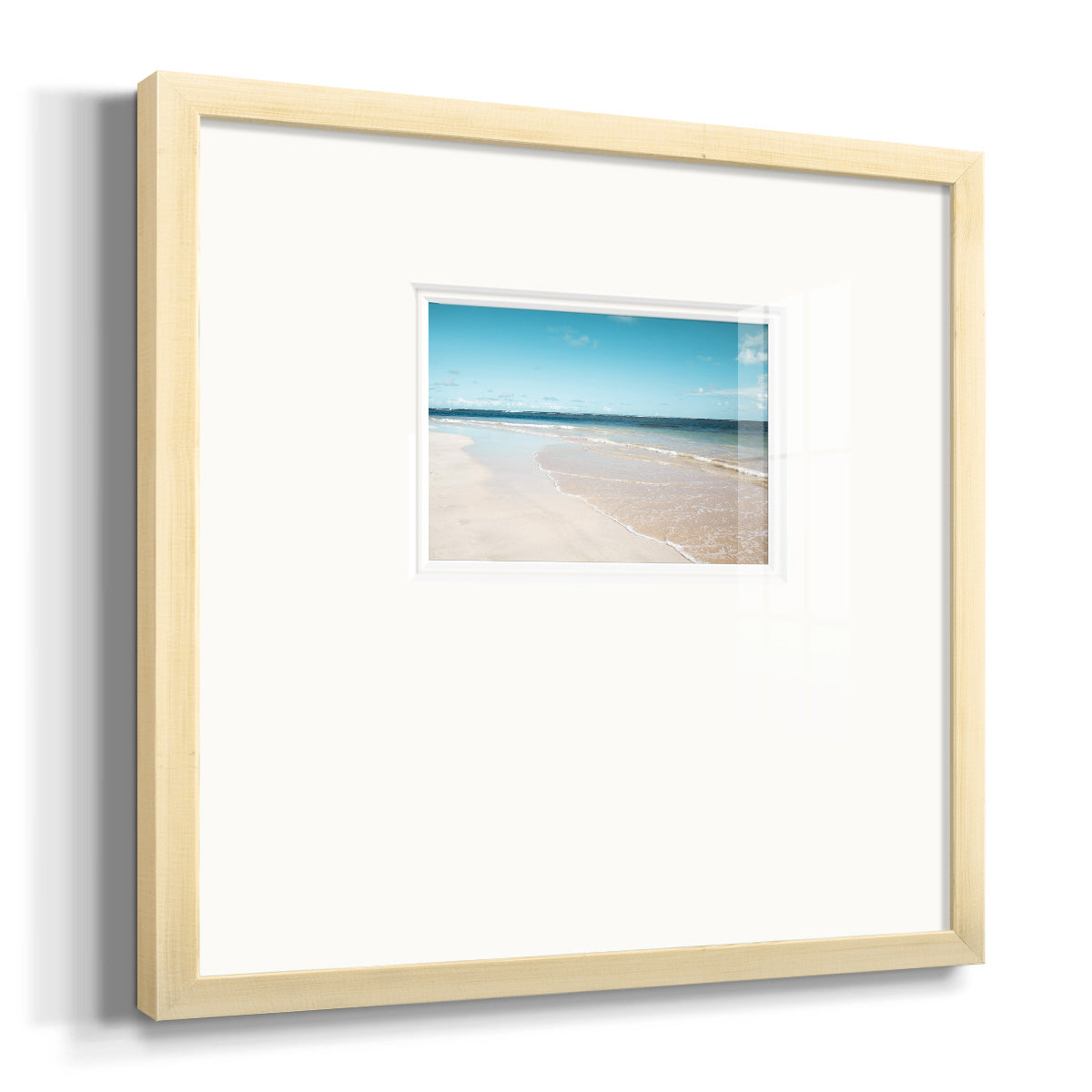 Sugar Sand Beach Premium Framed Print Double Matboard