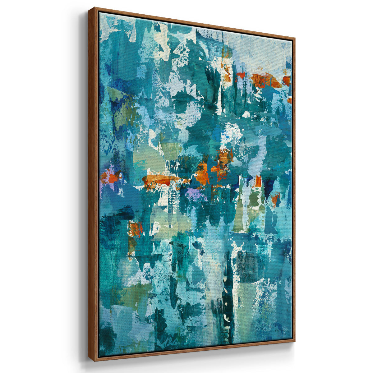 Reticent I - Framed Premium Gallery Wrapped Canvas L Frame - Ready to Hang