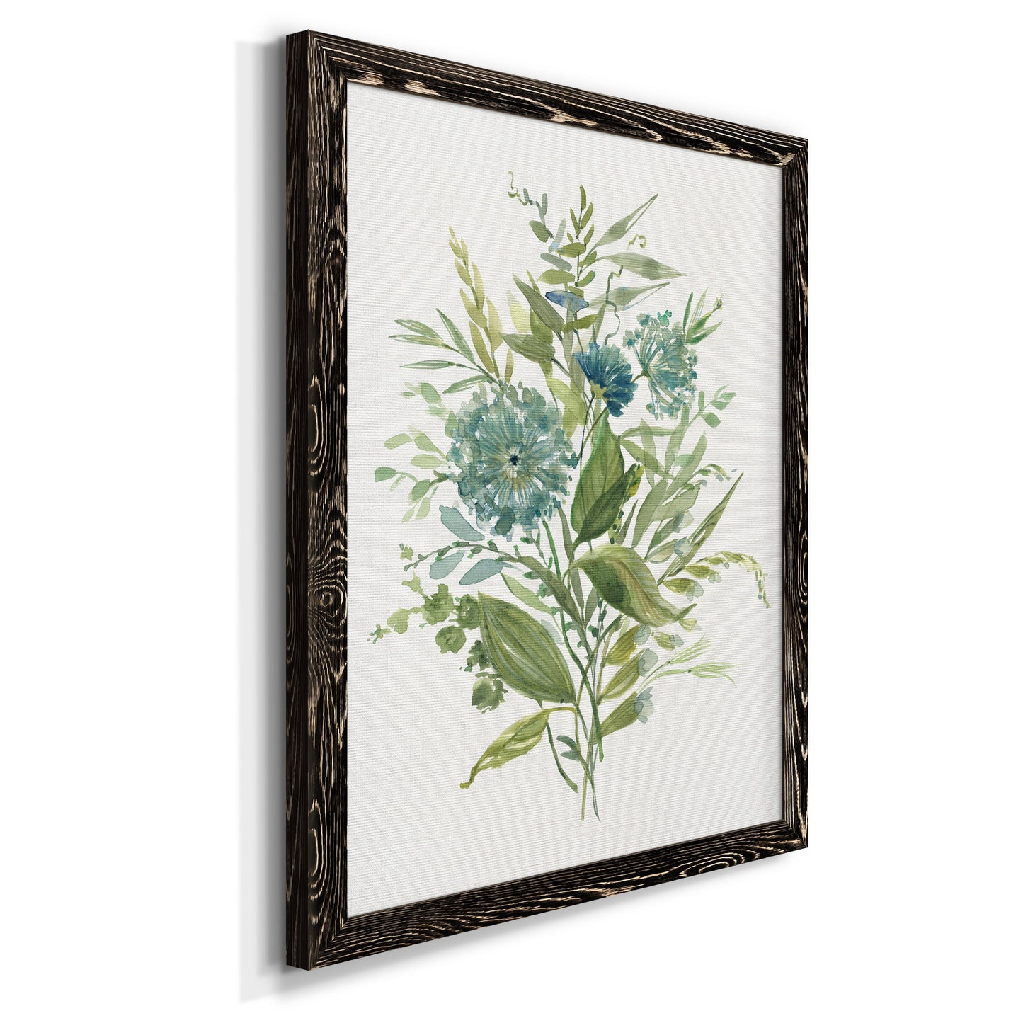 Greenery II - Premium Canvas Framed in Barnwood - Ready to Hang