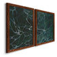 Jade Marble I - Premium Framed Canvas 2 Piece Set - Ready to Hang