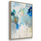 Celeste Motion I - Framed Premium Gallery Wrapped Canvas L Frame - Ready to Hang