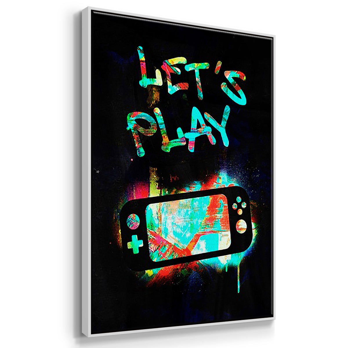 Gamer Tag I - Floater Framed Canvas Set