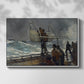 The Signal of Distress, c. 1896 - Floater Framed Canvas Print