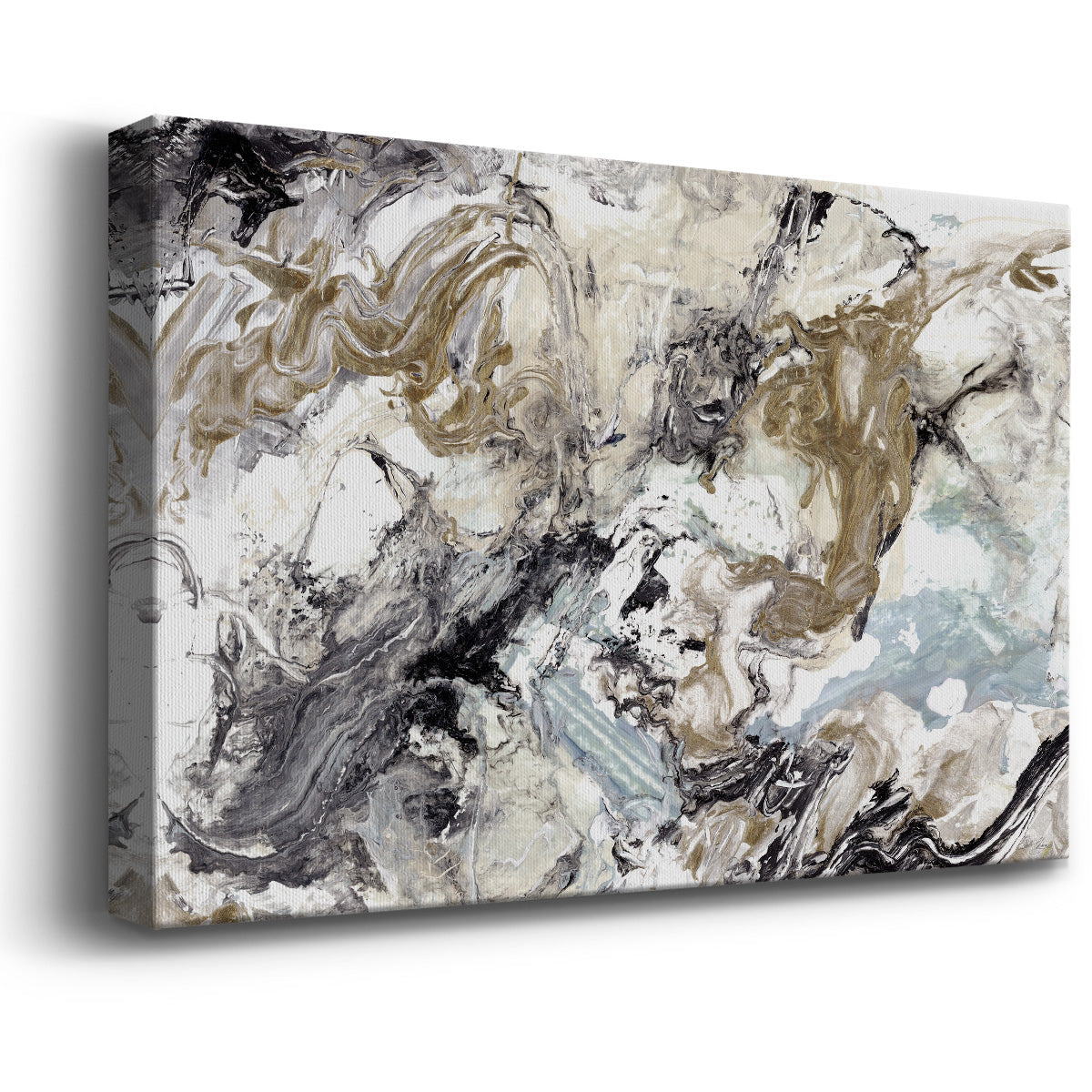 Marbelized Abstract - Canvas Art Print