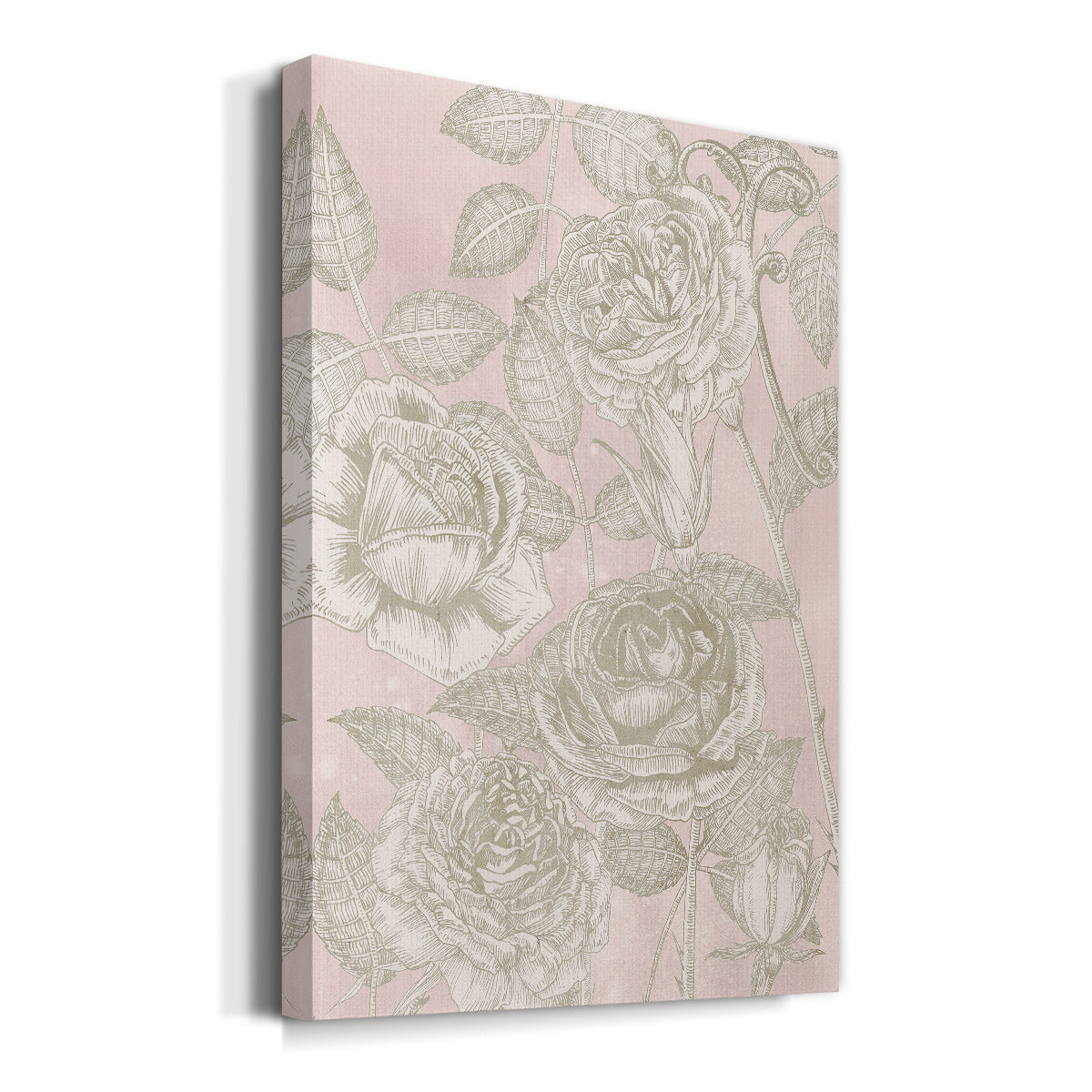 Blooming Roses II Premium Gallery Wrapped Canvas - Ready to Hang