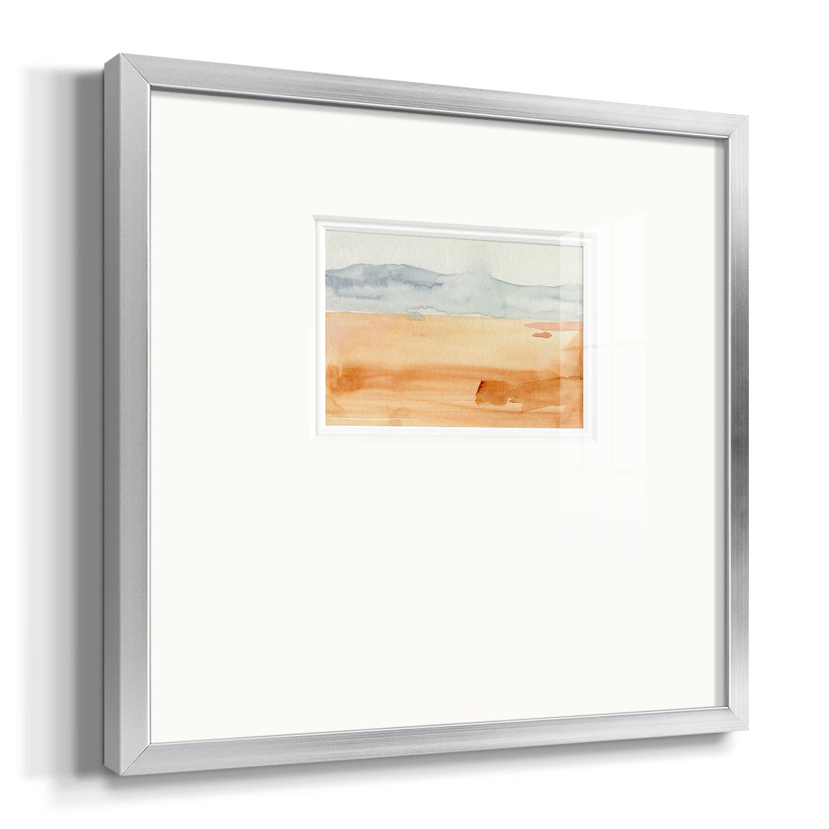 Ash Blue Horizon II Premium Framed Print Double Matboard