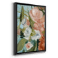 Bouquet Scatter II - Modern Framed Canvas Print