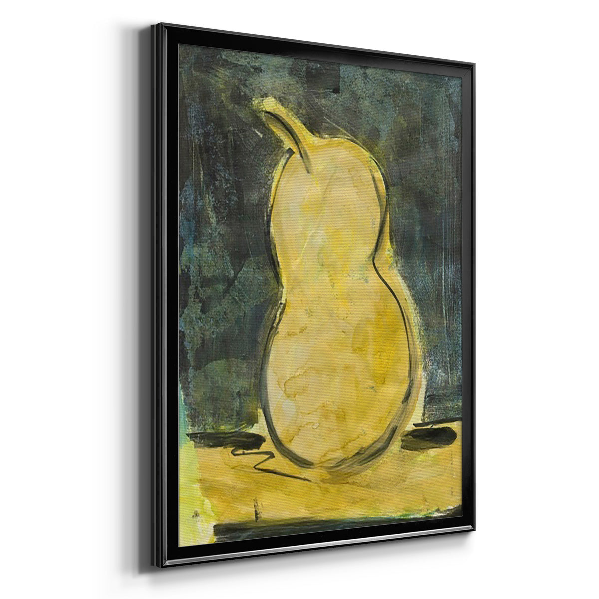 Urban Pear I - Modern Framed Canvas Print