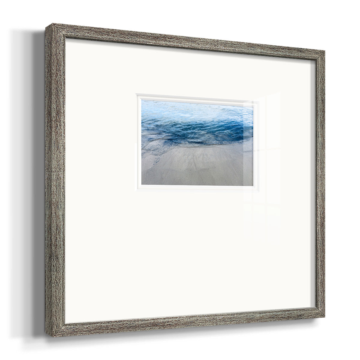 Aegean Blue Water Premium Framed Print Double Matboard