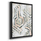 Sand Glyphs I - Modern Framed Canvas Print