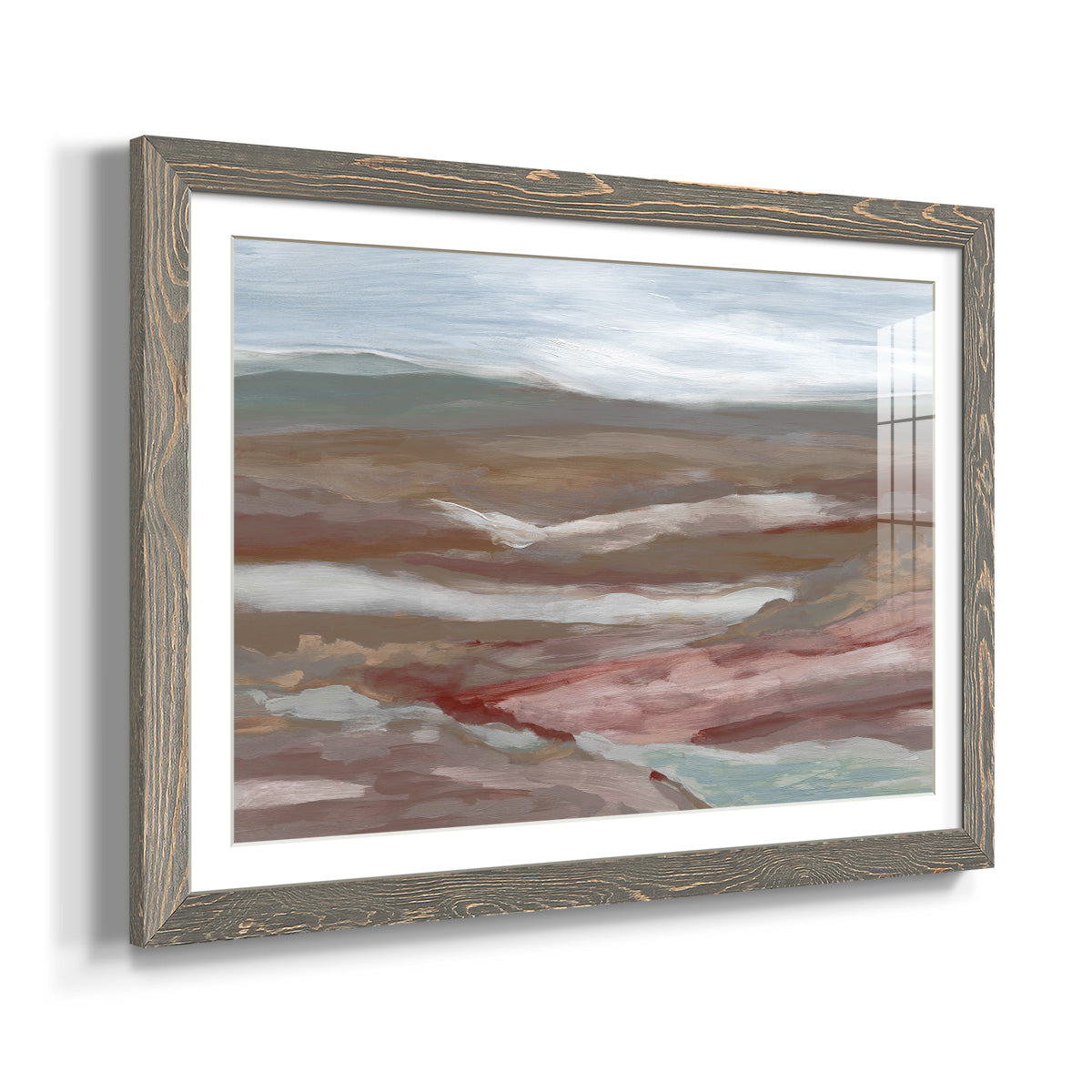 Valley of Fall - Barnwood Framed Art Print