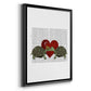 Turtle Kiss - Modern Framed Canvas Print