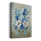 Blue Garden II Premium Gallery Wrapped Canvas - Ready to Hang