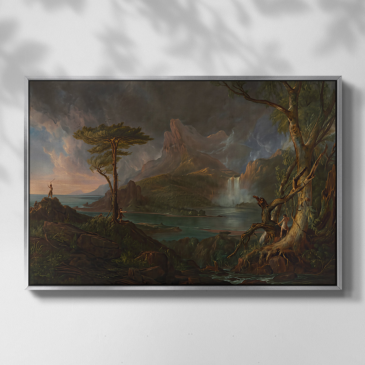 A Wild Scene, 1831-1832 - Floater Framed Canvas Print