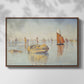 Concarneau, Quiet Morning, Opus 219, 1891 - Floater Framed Canvas Print
