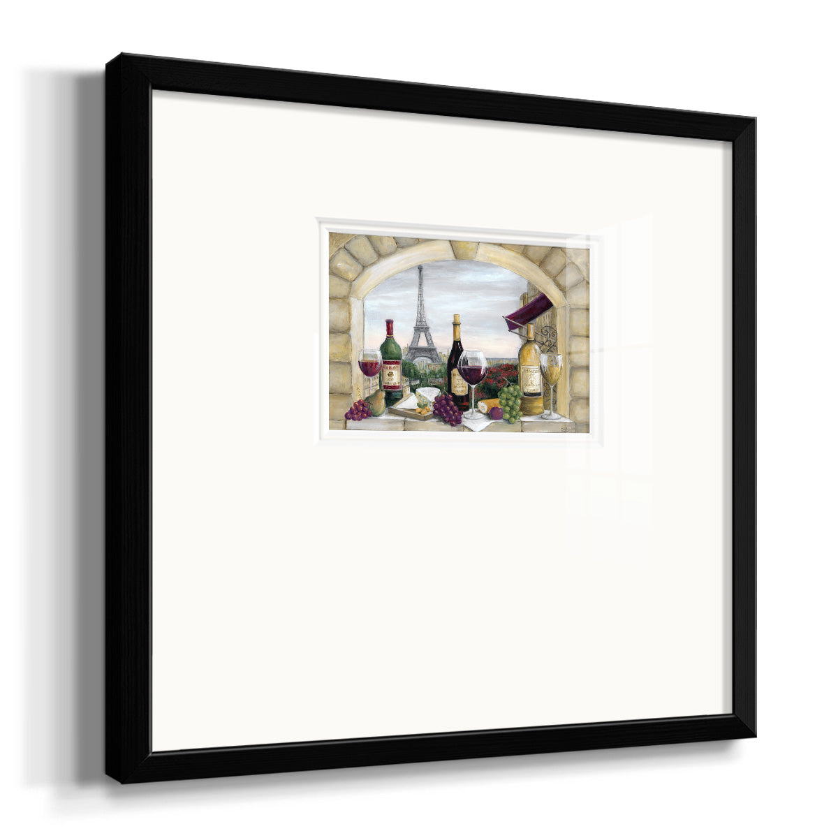 Paris Delight Premium Framed Print Double Matboard