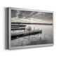 Soft Summer Sunrise - Modern Framed Canvas Print