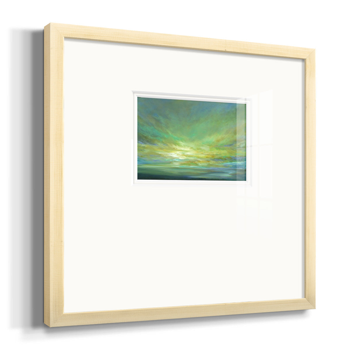 Coastal Views II Premium Framed Print Double Matboard