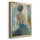 Lady in Blue -  Framed Canvas Print