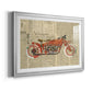 Vintage Red Premium Framed Print - Ready to Hang