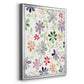 Faded Flowers II - Modern Framed Canvas Print