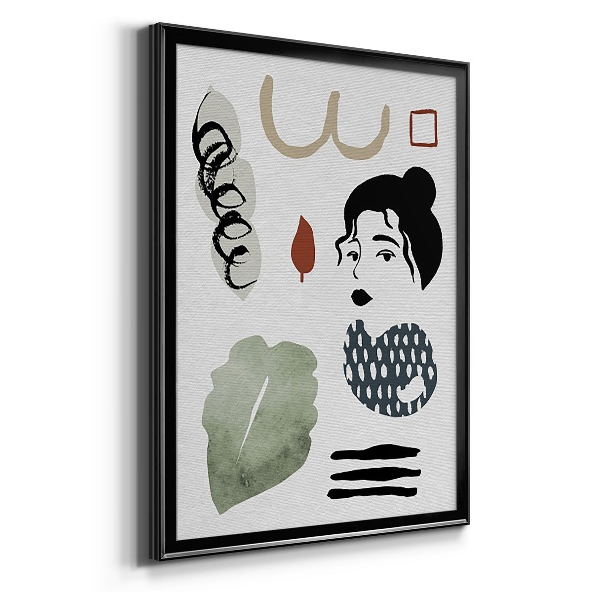 Collected Mindfulness IV - Modern Framed Canvas Print