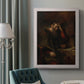 Classical religious portrait of Paul the Apostle by Rembrandt van Rijn in an ornate weathered white frame displayed in a neutral interior setting.