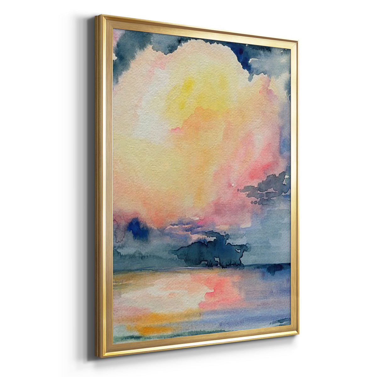 Prism Seascape I - Modern Framed Canvas Print