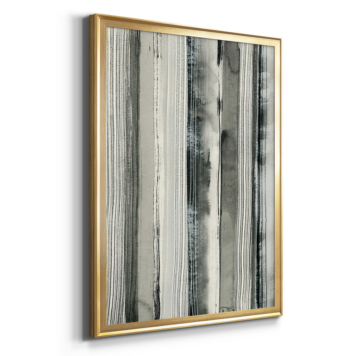 Differing Parallels I - Modern Framed Canvas Print