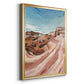 Impasto Plateau II - Modern Framed Canvas Print