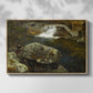 By the Mill Pond (En Mølledam), 1850 - Floater Framed Canvas Print