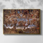 The Last Judgment (Charon's Boat and the Damned), 1536-1541 - Floater Framed Canvas Print