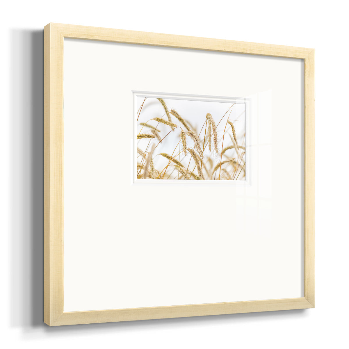 Wheat Premium Framed Print Double Matboard