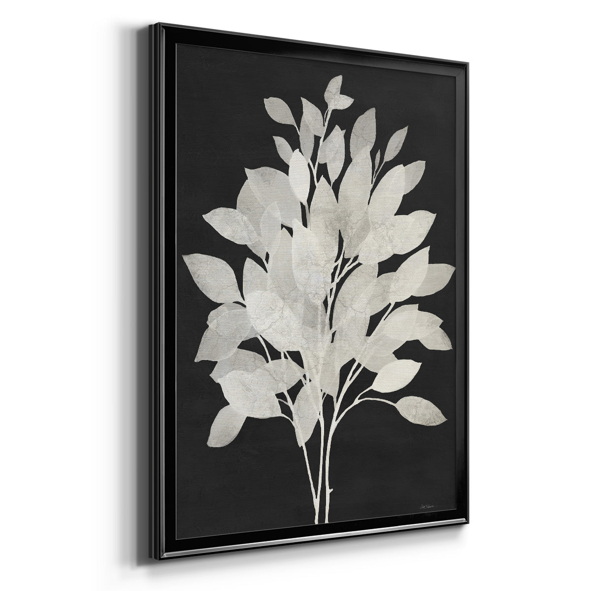 Misty Branches I - Modern Framed Canvas Print