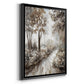 Into the Woods - Modern Framed Canvas Print