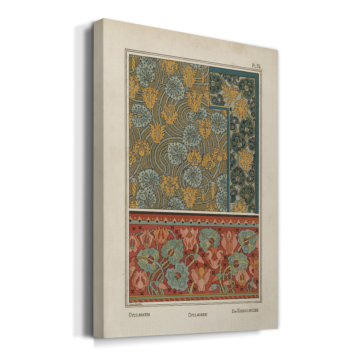Nouveau Decorative I - Canvas Art Print