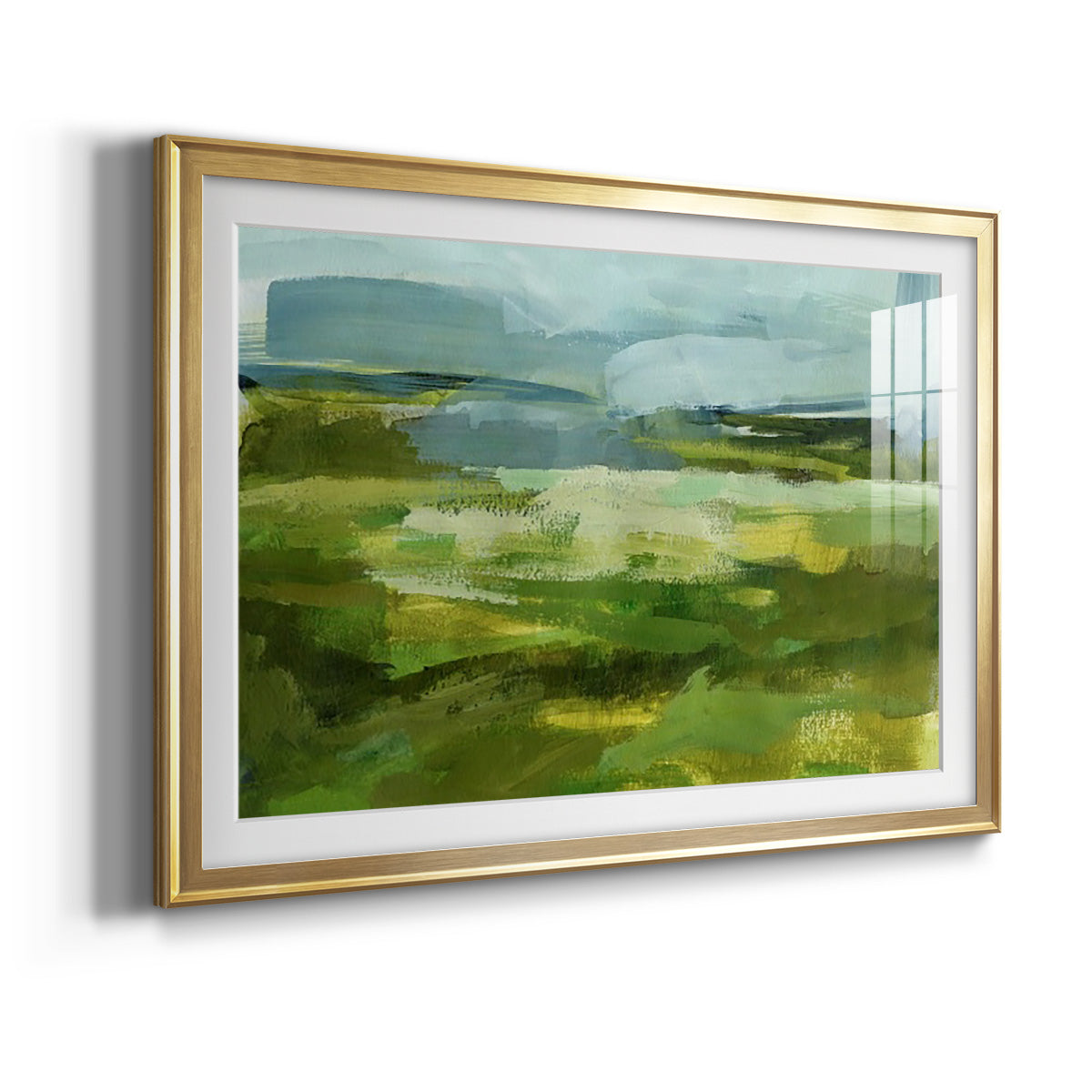 Emerald View I Premium Framed Print - Ready to Hang