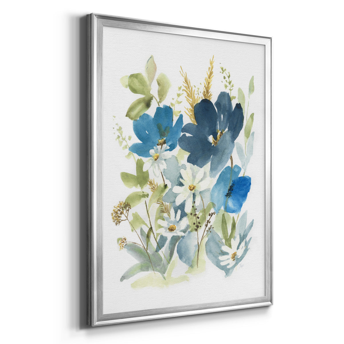 Wild Medley II - Modern Framed Canvas Print