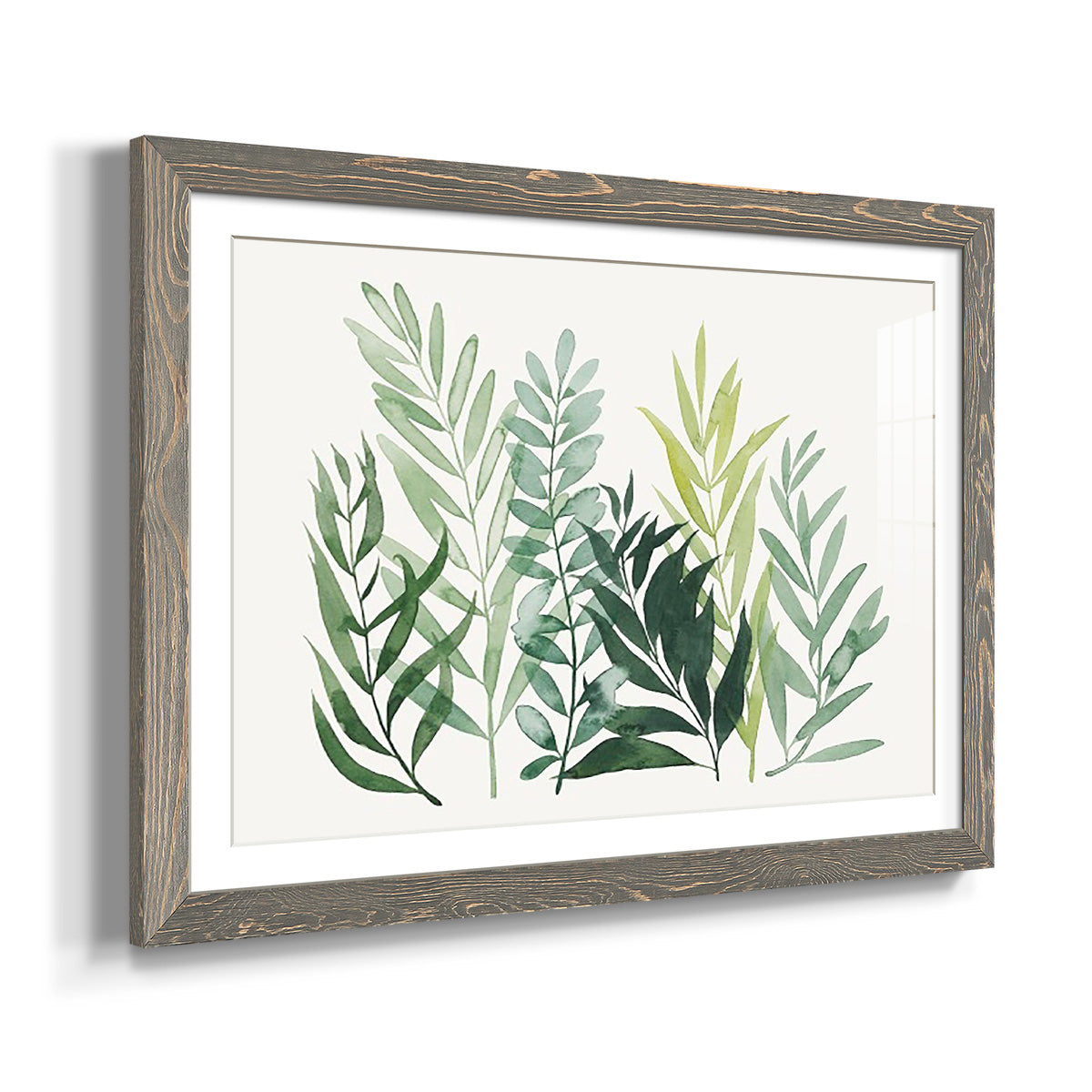 Vert Volunteers II - Barnwood Framed Art Print