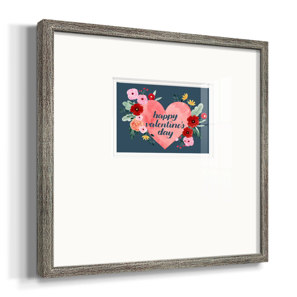 Sweet Hearts Collection A Premium Framed Print Double Matboard