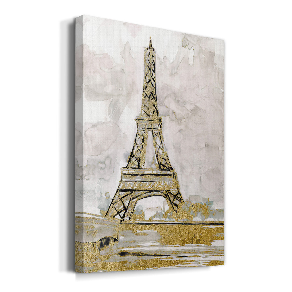 Eiffel Tower Glitz - Canvas Art Print