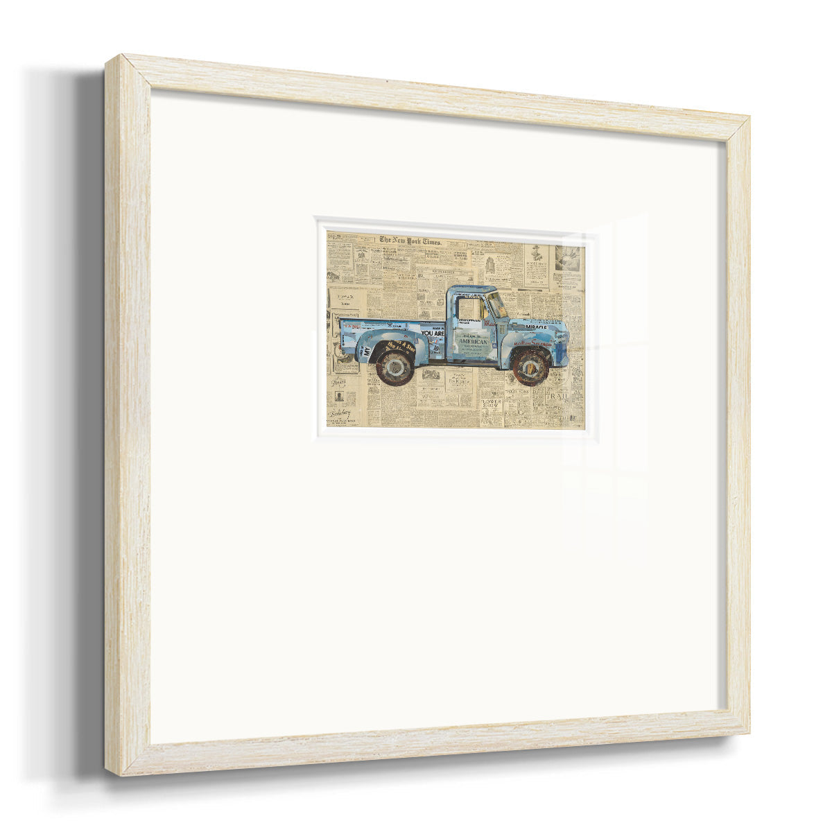 George’s ’53 Ford Premium Framed Print Double Matboard