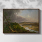 View from Mount Holyoke, Northampton, Massachusetts, after a Thunderstorm (Oxbow), 1836 - Floater Framed Canvas Print