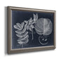 Foliage on Navy II Premium Framed Canvas- Ready to Hang