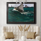 The Green Wave - Ornate Framed Canvas Print