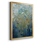 Falling Leaves - Modern Framed Canvas Print