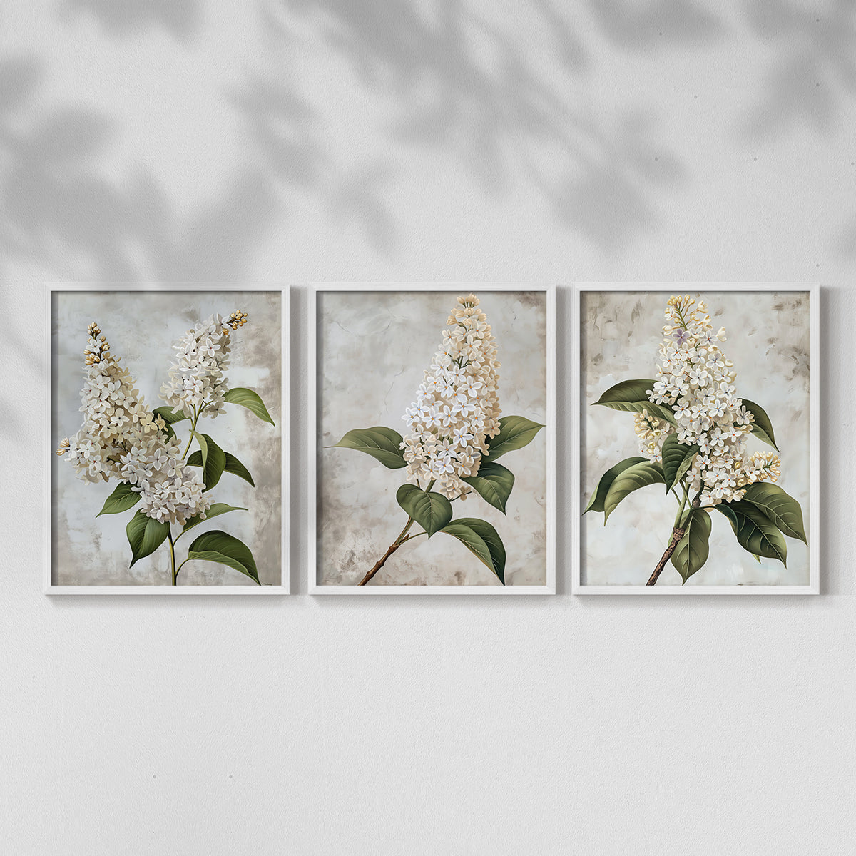 Floral Study Series LXXXVII - Restickable Framed Art Set